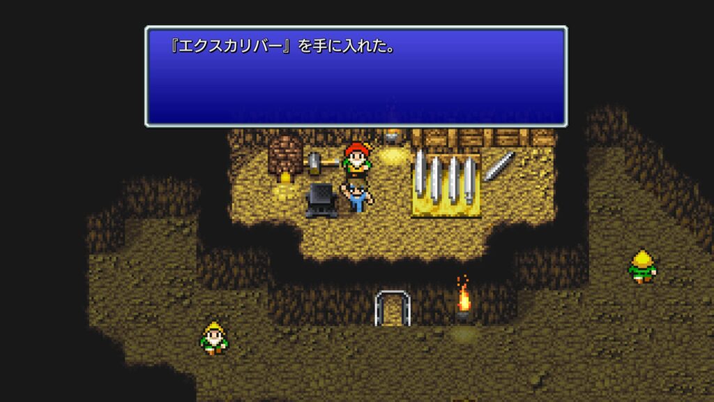 FINAL FANTASY モンク×4縛りプレイ記録初期装備エクスカリバー入手