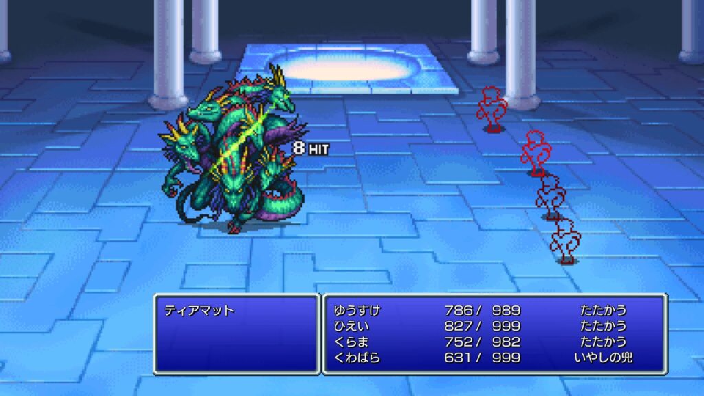 FINAL FANTASY 戦士×4縛りティアマット撃破